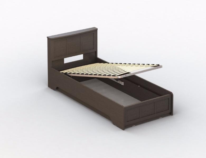 Летний ценопад на кровати коллекции Соло в магазине мебели ООО 