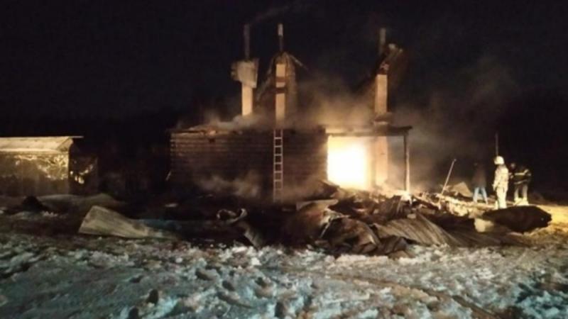Два ребёнка погибли в пожаре жилого дома в деревни Троицкое