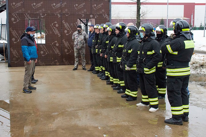 Практические занятия группы работников 
ГБУ «Автомобильные дороги» города Москвы