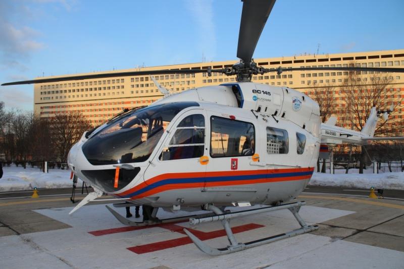 Санитарные вертолёты Московского авиацентра 12 лет 
обеспечивают безопасность жителей столицы