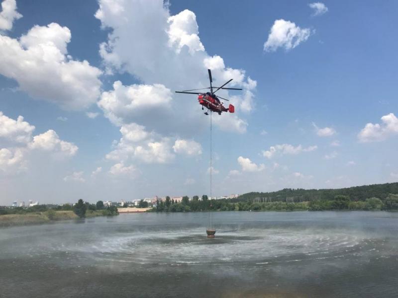 Пять лет назад пожарные вертолеты Московского авиацентра заступили на круглосуточное дежурство