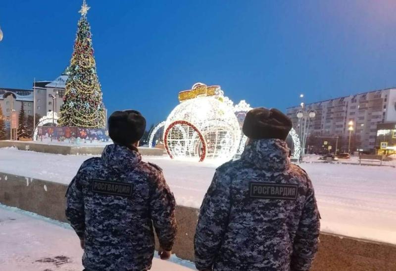 Росгвардия в Тюменской области обеспечила безопасность граждан в новогоднюю ночь