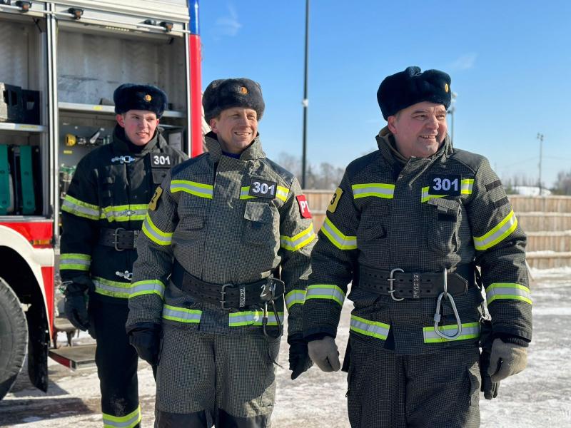 Работники ГКУ МО «Мособлпожспас» приняли участие в мероприятиях ко Дню защитника Отечества