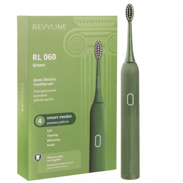 Электрическая звуковая зубная щётка Revyline RL 060 Green с доставкой в Краснодаре