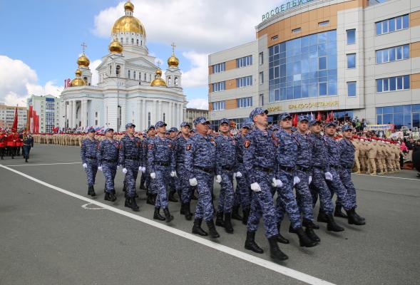 В Мордовии росгвардейцы приняли участие в торжественных мероприятиях в честь 79 – летия Великой Победы