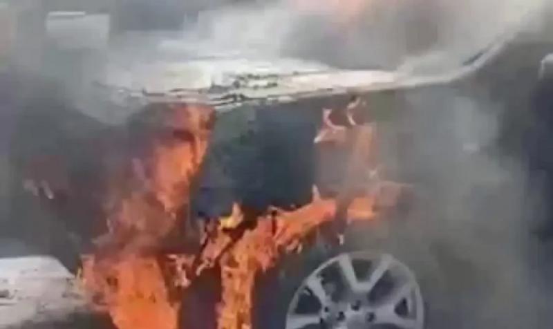 Стали известны повреждения Nissan X-Trail после возгорания в Новосибирске