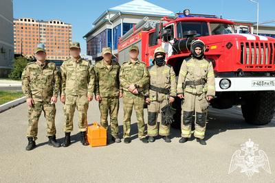 ПОЖАРНО-ТАКТИЧЕСКИЕ ЗАНЯТИЯ РОСГВАРДИИ И МЧС ПРОШЛИ В ДАГЕСТАНЕ