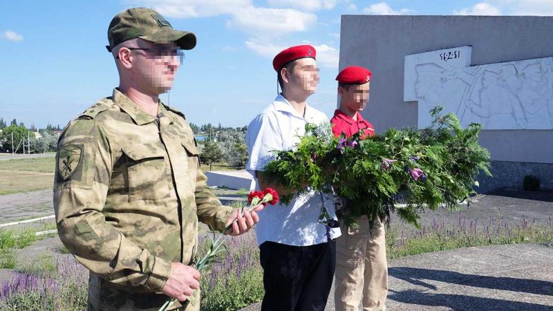 В рамках акции «Каникулы с Росгвардией» в Херсонской области проводятся патриотические мероприятия