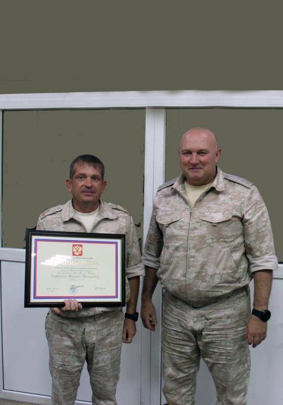 В ОГВ(с) поздравили военнослужащих подразделений правового обеспечения