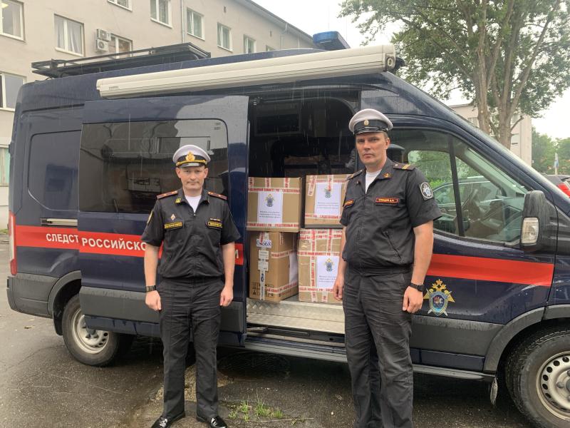 В Калининградской области военные следователи собрали очередную партию гуманитарной помощи