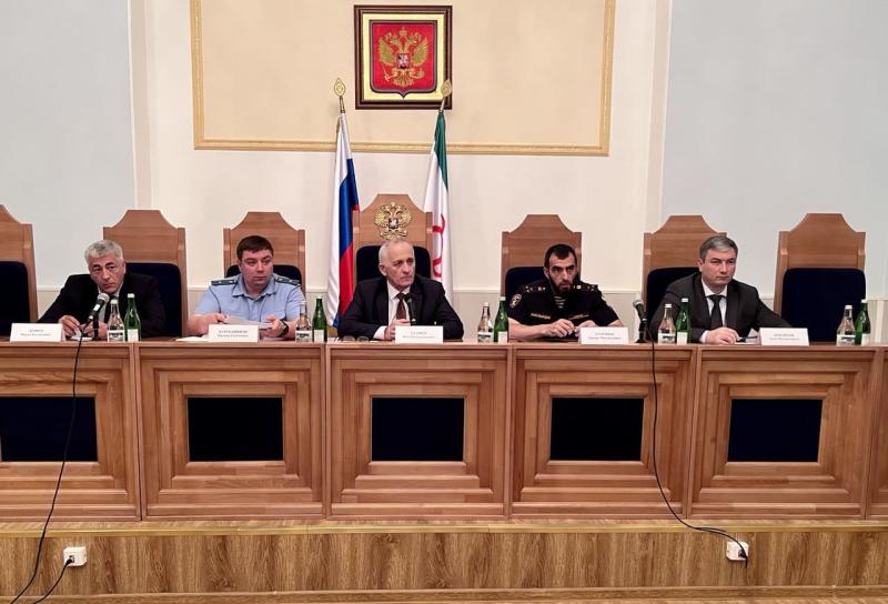 Представители руководства территориального управления Росгвардии приняли участие в расширенном совещании Верховного Суда Республики Ингушетия