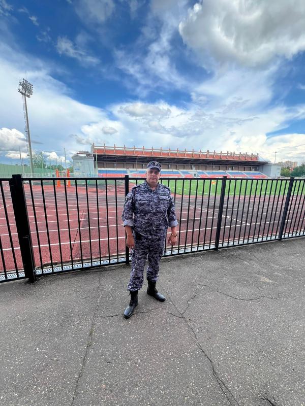 Сотрудники Мытищинского ОВО обеспечили охрану общественного порядка при проведении матча по футболу, между командами ФК 