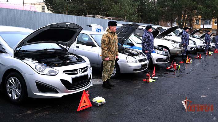 В предзимний период орловские росгвардейцы провели смотр техники