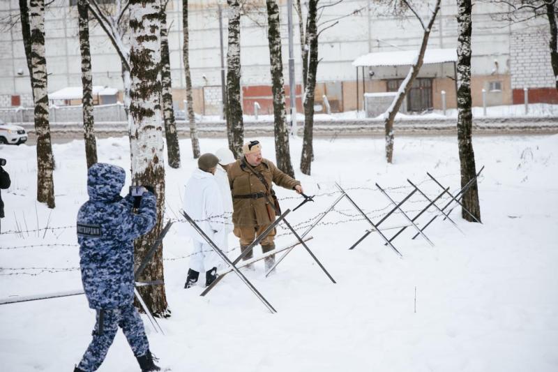 Военно-историческая реконструкция освобождения Клина от немецких захватчиков