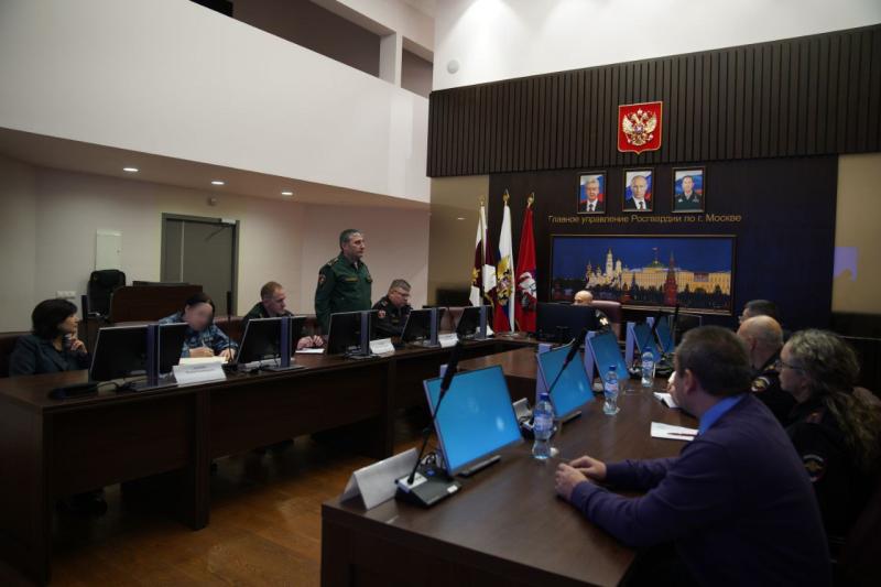 В столичном главке Росгвардии состоялось межведомственное совещание с представителями медицинских подразделений правоохранительной системы